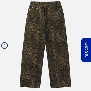 Leopard Print Jeans Aelfric Eden